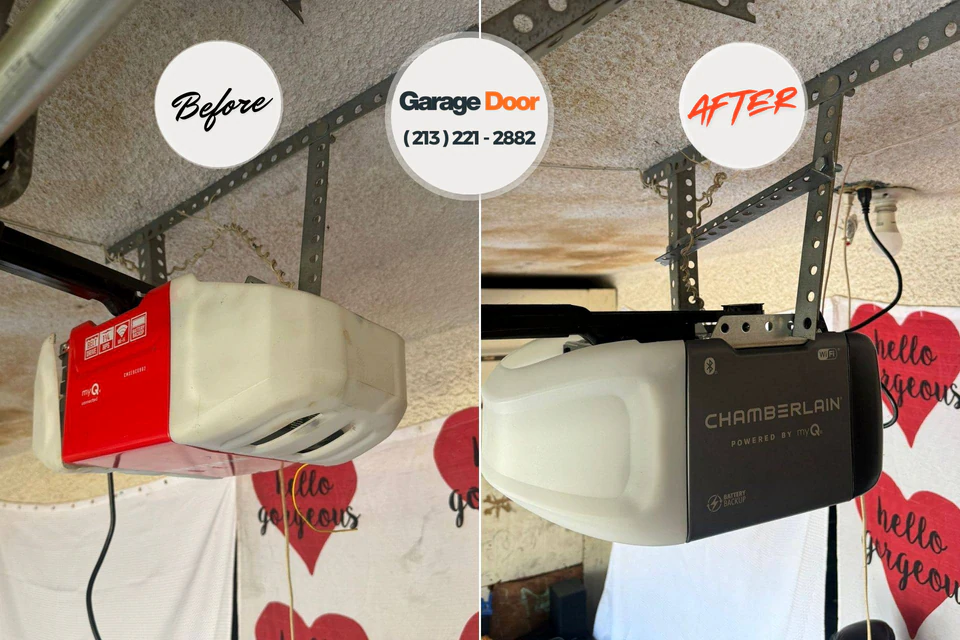 Before and after: garage door repair near me Lakeshire